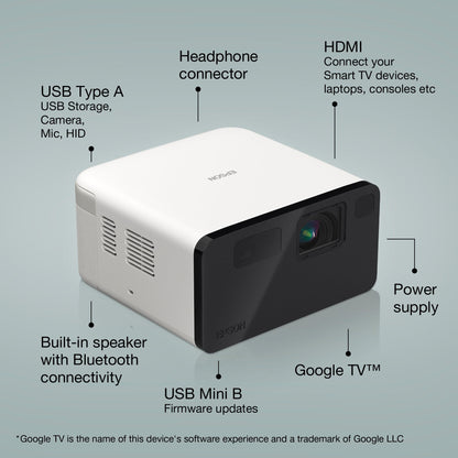 Epson EpiqVision EF-21 White V11HB35040DA view 4 atomoffice