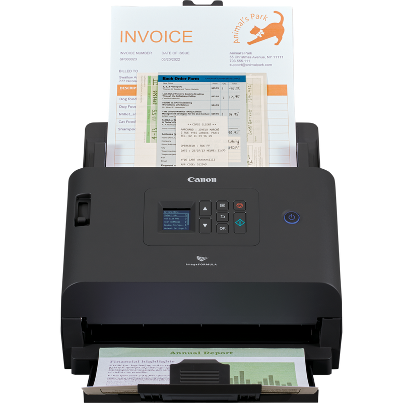 Canon imageFORMULA DR-S250N Networked Desktop Document Scanner atomoffice