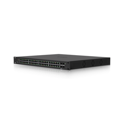 Ubiquiti EdgeSwitch 48 PoE 500W , 48 Gigabit PoE+ Ports, 2 SFP+ and 2 SFP, 500W PoE, 1U Rackmount atomoffice