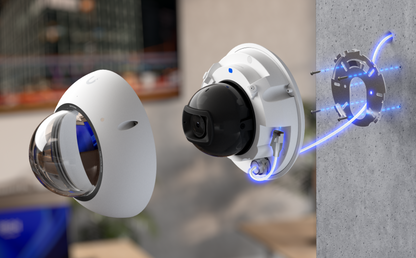 Ubiquiti Camera G6 Pro Dome, 4K PoE+ Camera, 2.36x Optical Zoom, 40 m IR, IK10 Vandal-Resistant atomoffice