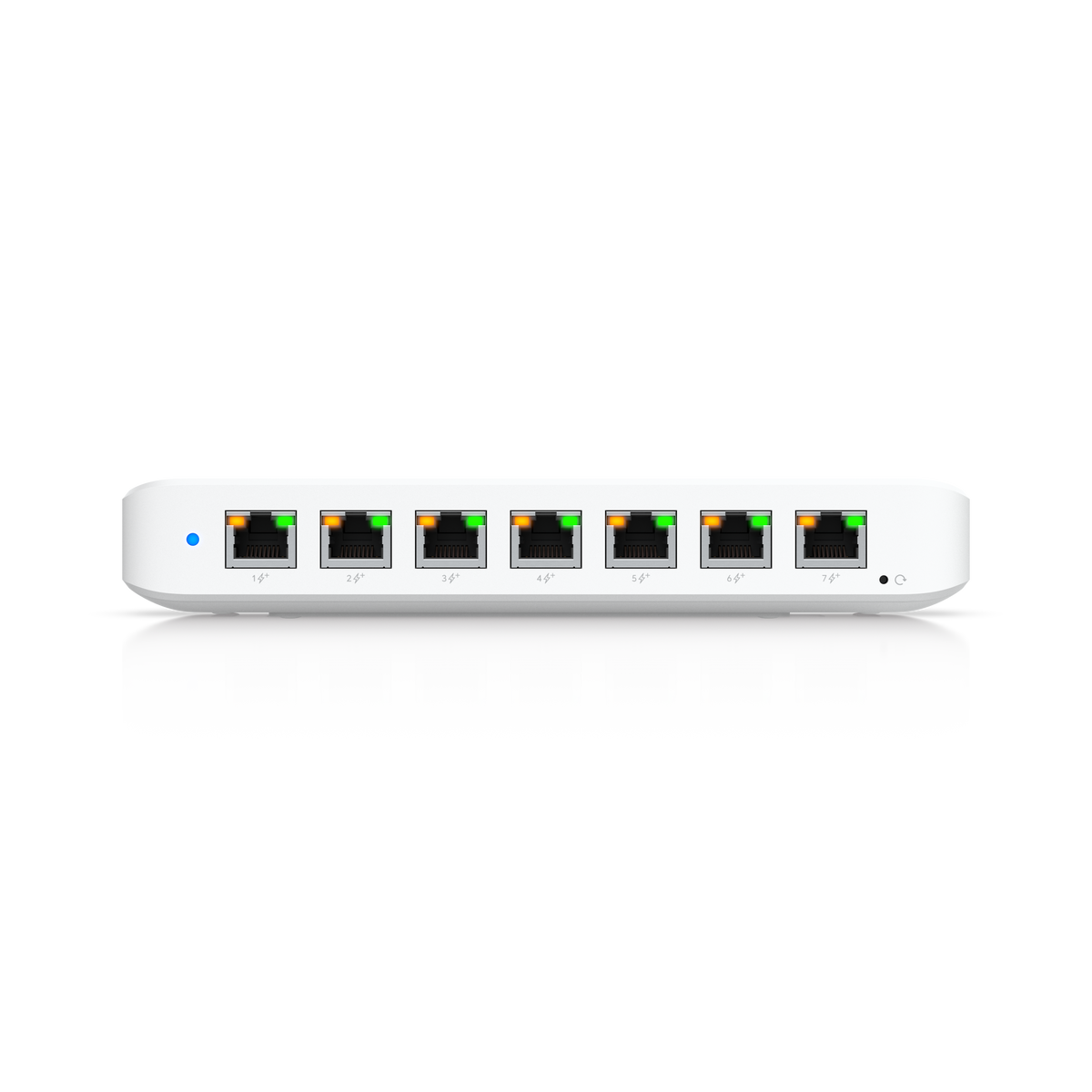 Ubiquiti UniFi Switch Ultra 210W, 8 Gigabit Ports, 7 PoE+, 202W PoE, 210W Adapter Included atomoffice