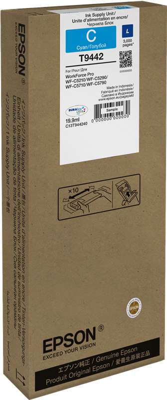 Epson T944 L Ink Pack for WorkForce Pro WF-C5210DW, WF-C5290DW, WF-C5710DWF, WF-C5790DWF