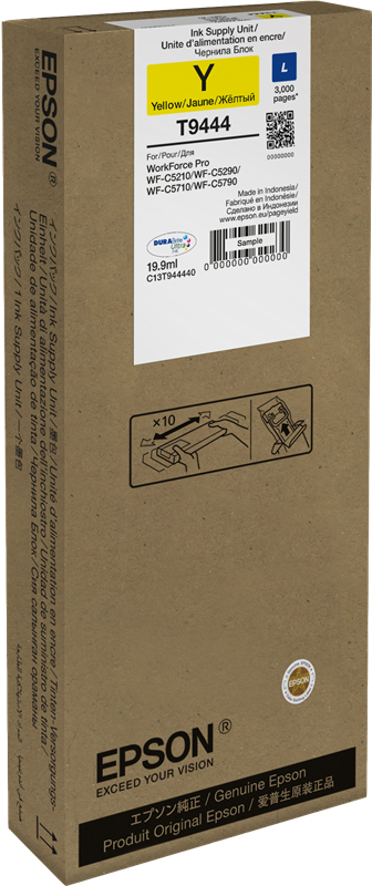 Epson T944 L Ink Pack for WorkForce Pro WF-C5210DW, WF-C5290DW, WF-C5710DWF, WF-C5790DWF