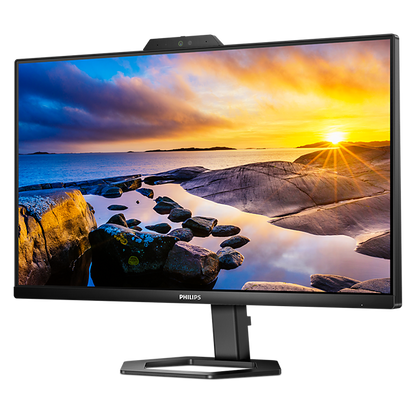 Philips 24" 24E1N5300HE Flat FHD Monitor IPS Panel 75Hz - DP, HDMI, USB-C with Windows Hello Pop-up Webcam and Speakers atomoffice