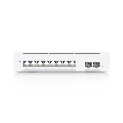 Ubiquiti UniFi Switch Pro XG 8 PoE, 8 x 10 GbE PoE++, 2 x 10G SFP+, 155W PoE, Layer 3, Desktop or Wall atomoffice