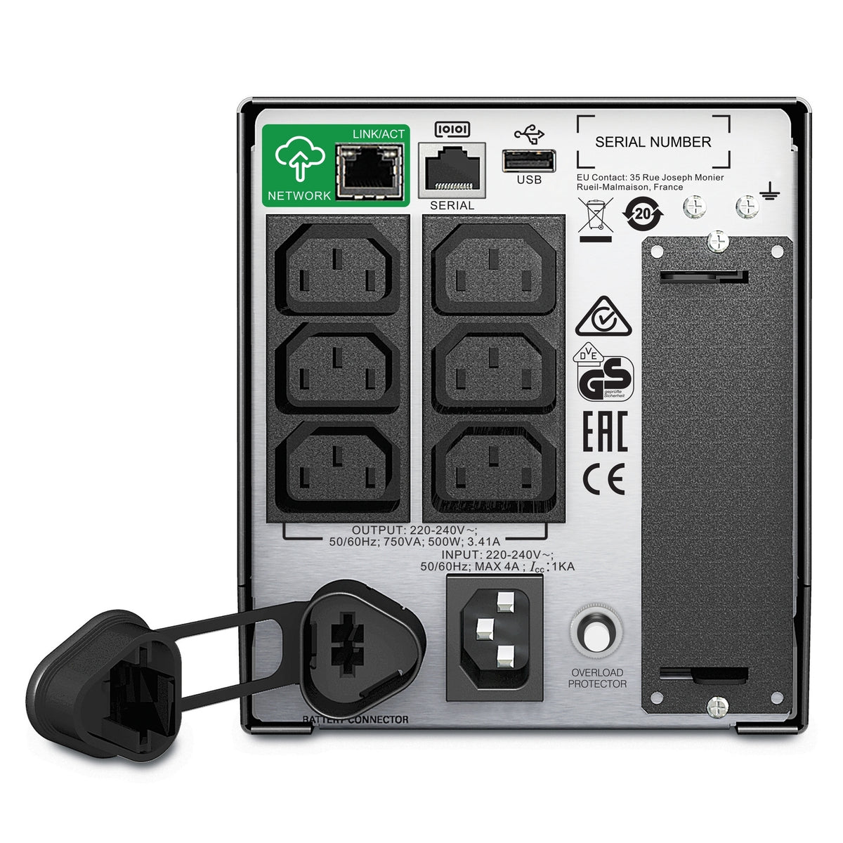APC Smart-UPS (SMT) Tower — 230V, Line-Interactive, AVR, LCD atomoffice