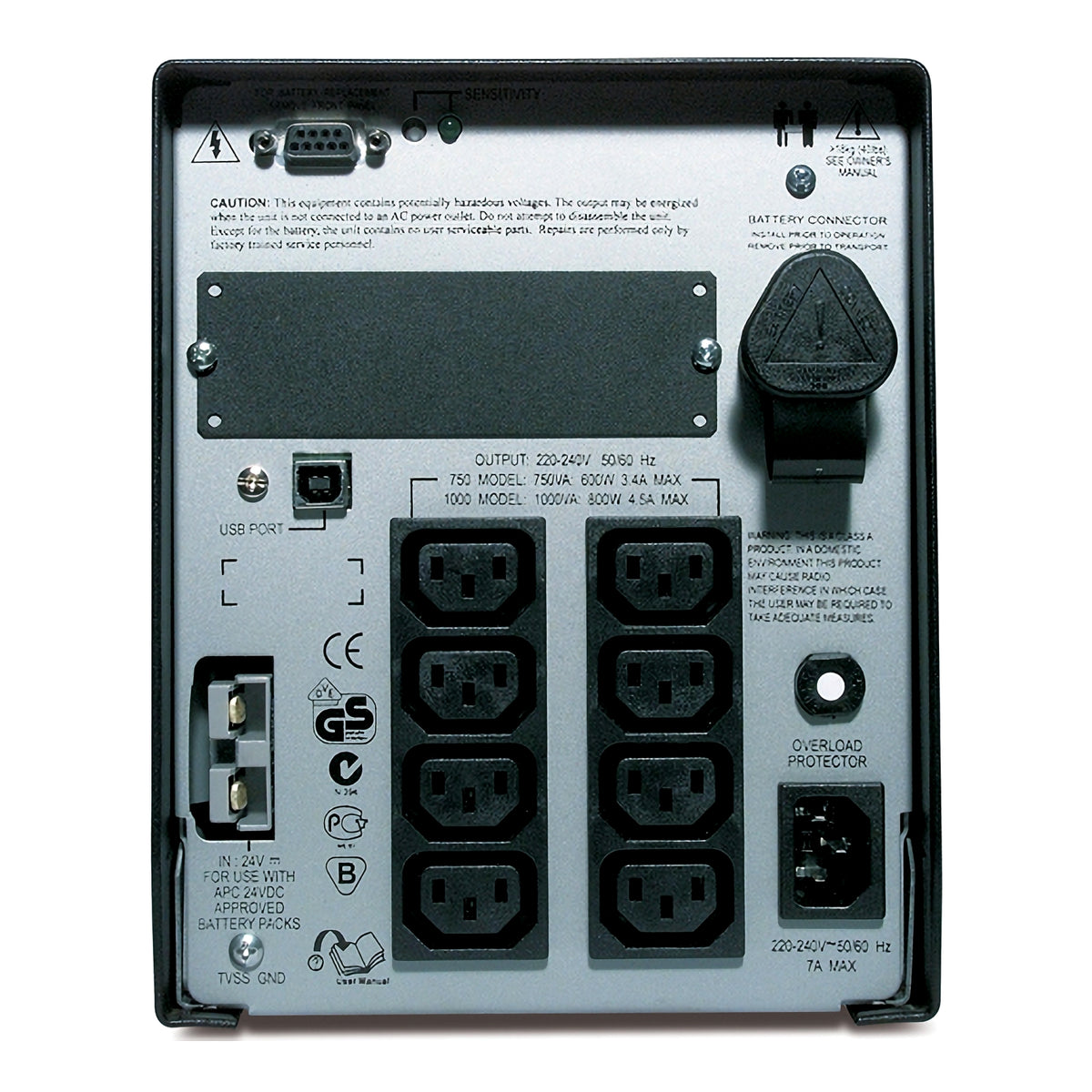 APC Smart-UPS XL 1000VA — USB and Serial, 230V atomoffice