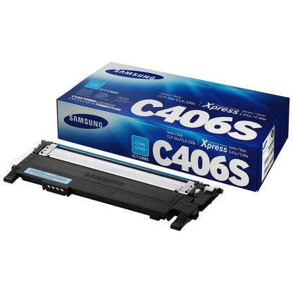 Samsung CLT-C406S Cyan Toner Cartridge