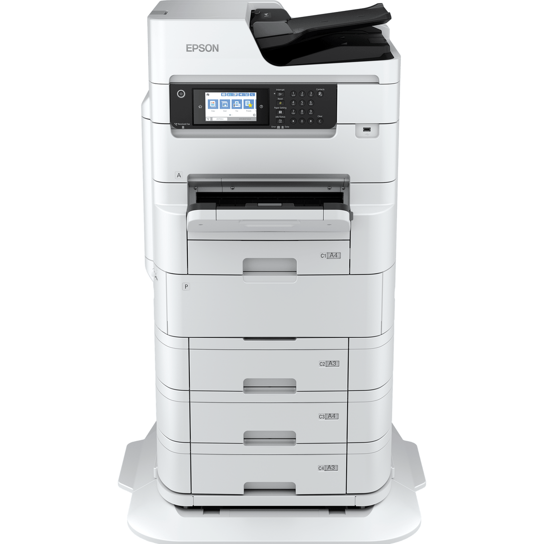 Epson WorkForce Pro WF-C879RD3TWFC A3 Colour Multifunction Printer with Cabinet & 3 Extra Trays atomoffice