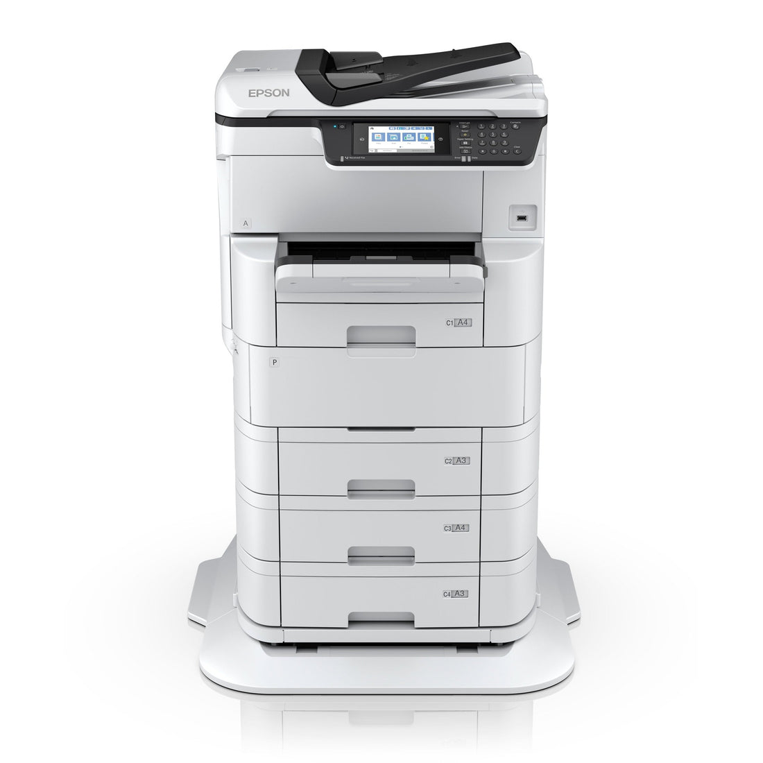 Epson WorkForce Pro WF-C878RDTWFC A3 Colour Multifunction Printer with Cabinet & Extra Tray atomoffice