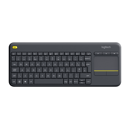 Logitech K400 Plus Wireless Touch Keyboard - Black atomoffice