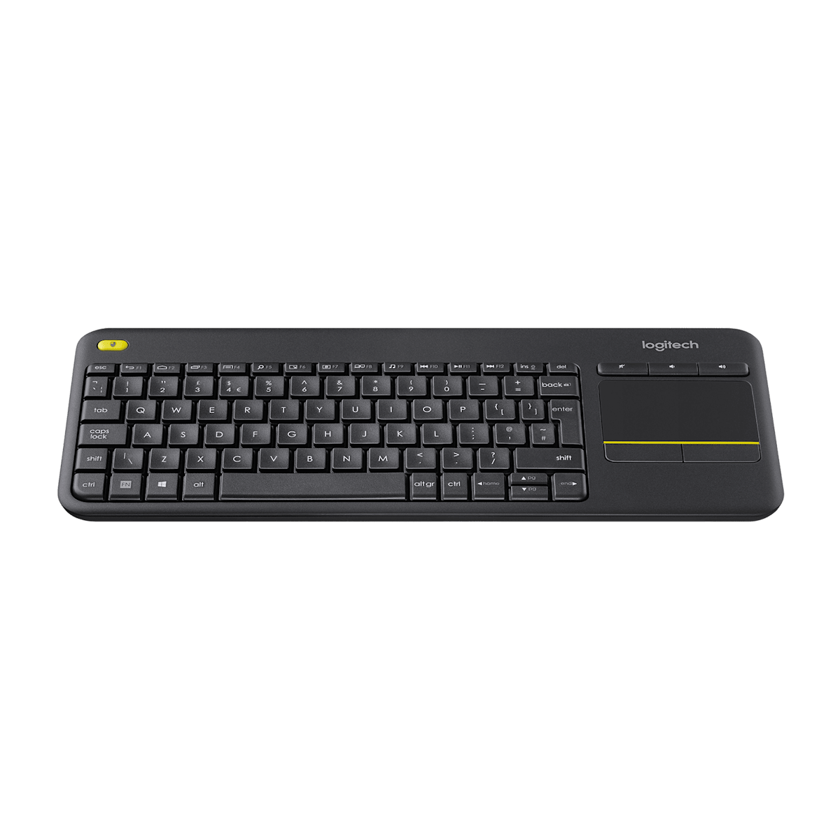 Logitech K400 Plus Wireless Touch Keyboard - Black atomoffice
