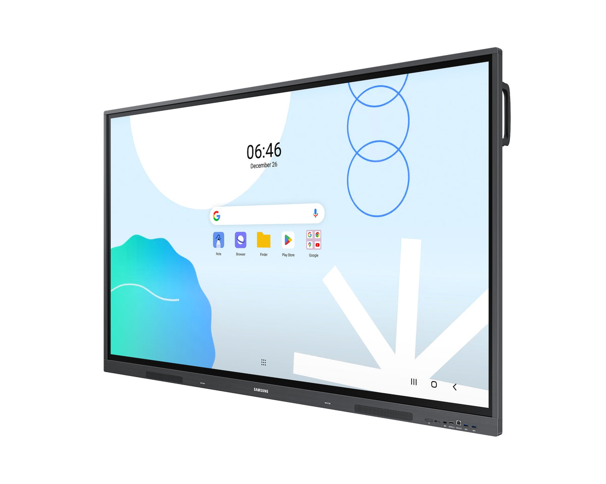 Samsung WAD Series Interactive Display, Android 13 EDLA, 40-Point Touch, OPS Slot atomoffice
