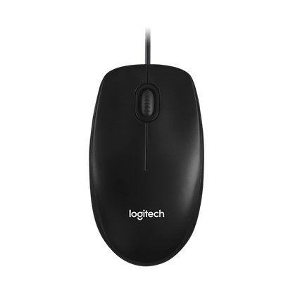 Logitech M100 Corded Mouse 910-006652 - Black atomoffice