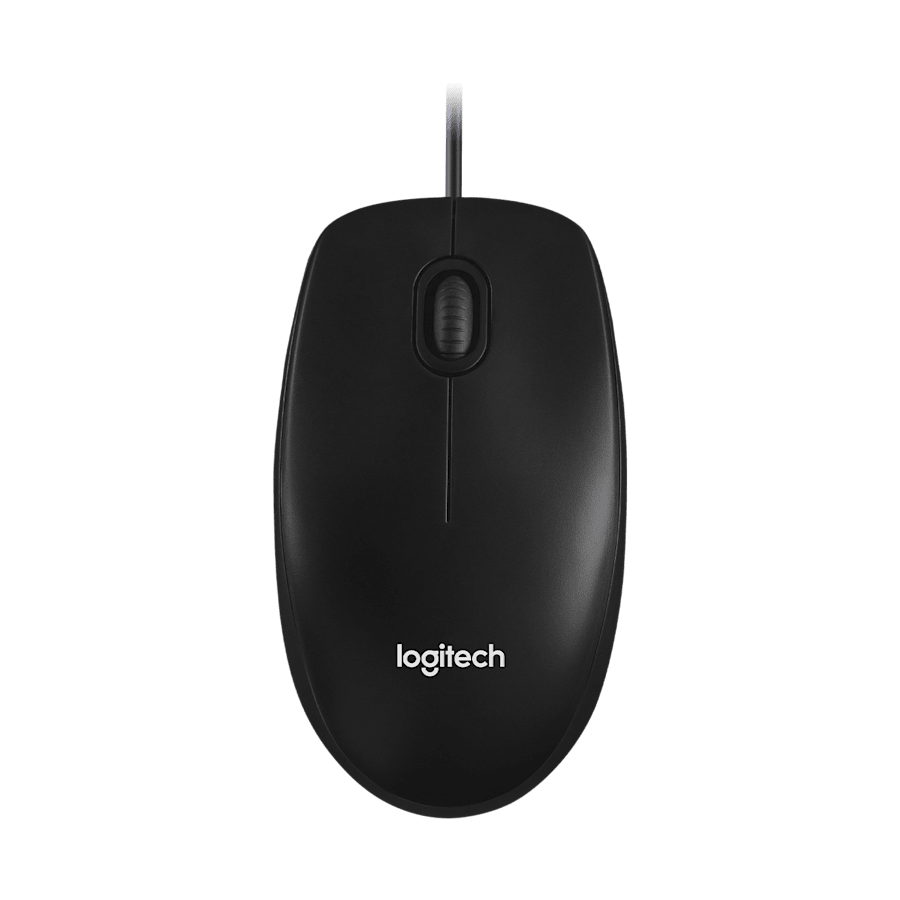 Logitech M100 Corded Mouse 910-006652 - Black atomoffice