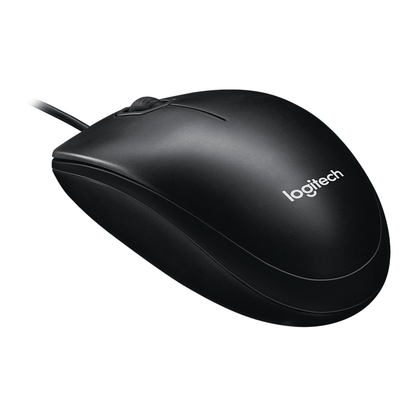 Logitech M100 Corded Mouse 910-006652 - Black atomoffice