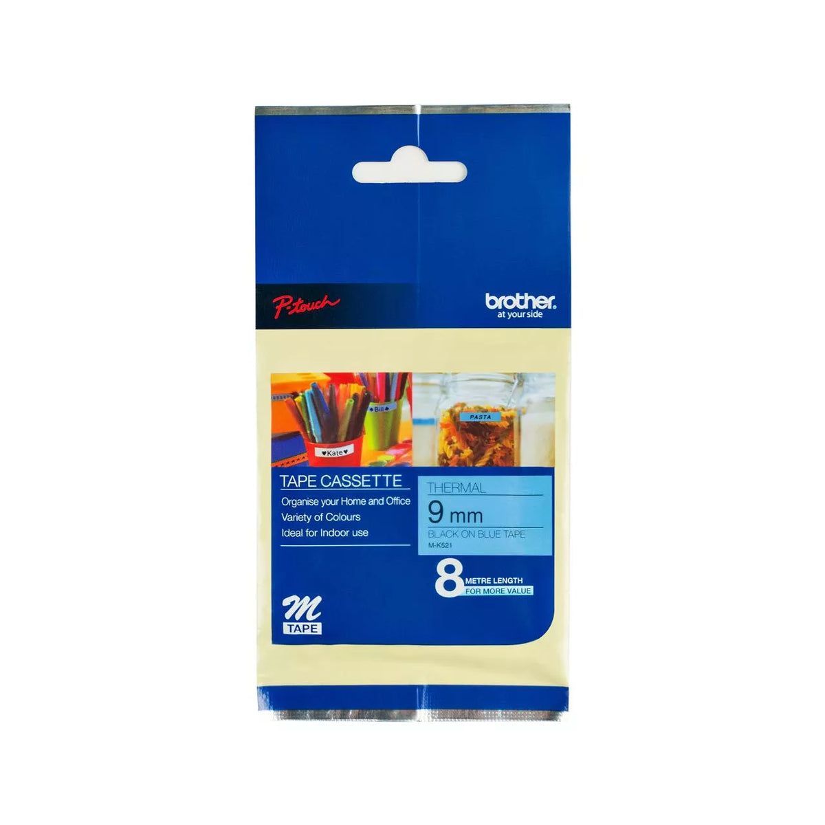 Brother MK Tape Non-Laminated Label Tape 9mm x 8m atomoffice