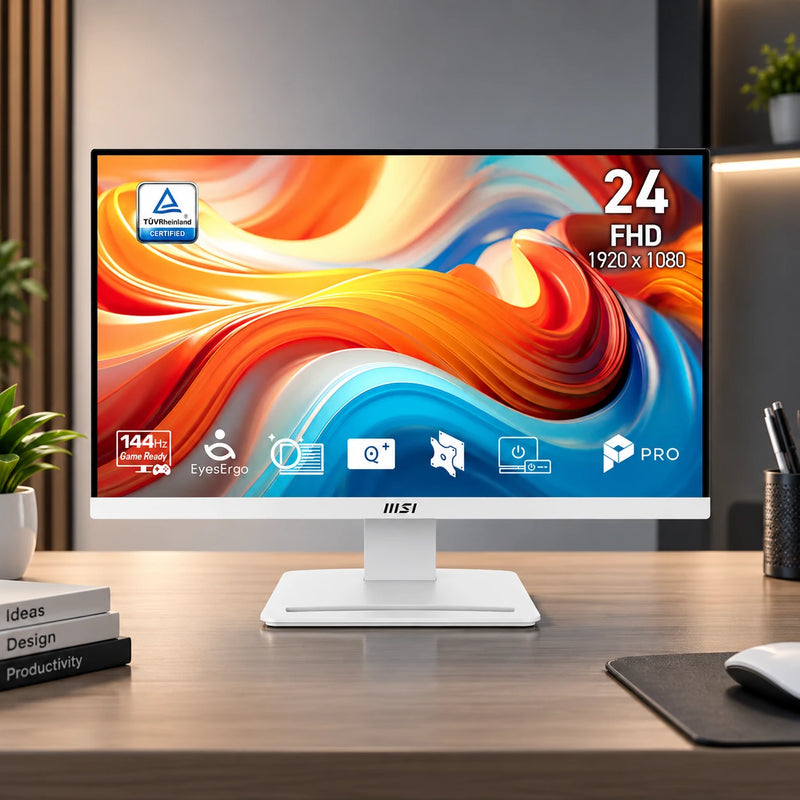 MSI PRO MP241W E14V 24" FHD Monitor, 144Hz VA