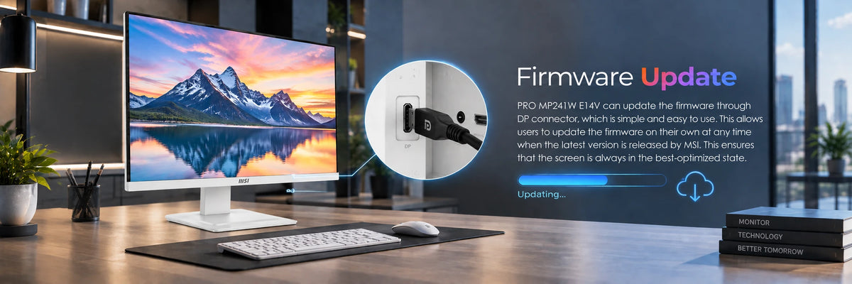 MSI PRO MP241W E14V 24" FHD Monitor, 144Hz VA — view 4