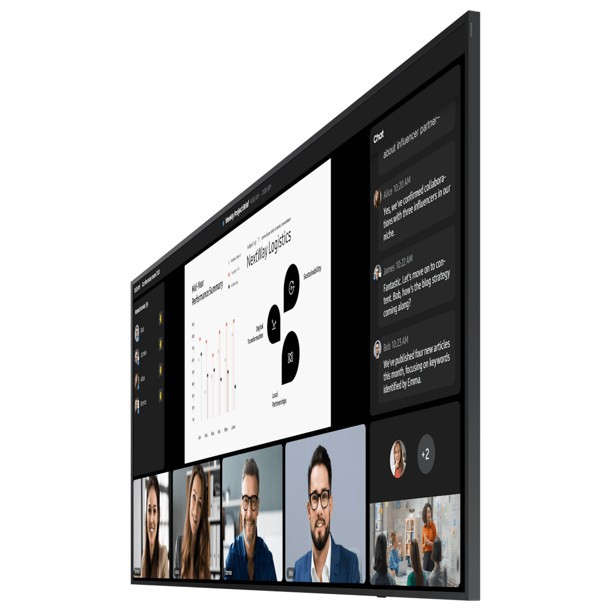 Samsung QPDX-5K Series 105" 5K Ultra-Wide Signage Display, 21:9, Tizen 8.0, OPS Slot atomoffice