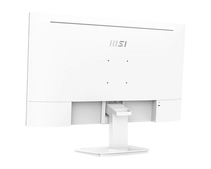 MSI 27" PRO MP273AW Flat FHD Monitor, IPS Panel 100Hz, Built-in Speakers - HDMI, DP, VGA (White) atomoffice
