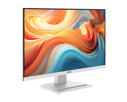 MSI 24" PRO MP241W E14V Flat FHD Monitor, VA Panel 144Hz, AMD FreeSync, HDR Ready - HDMI, DP (White) atomoffice