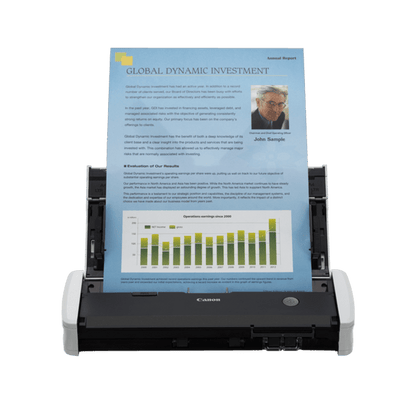 Canon imageFORMULA R10 Portable Duplex Document Scanner atomoffice