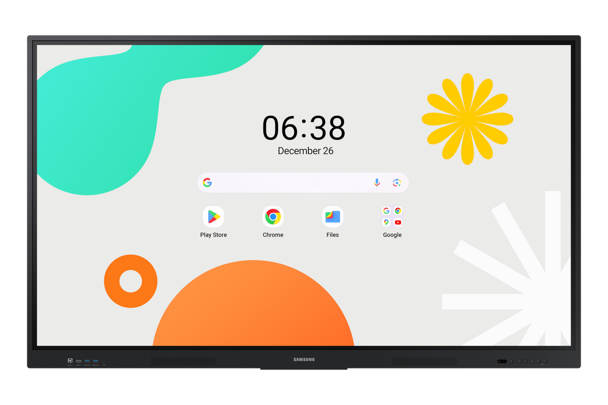 Samsung WAF Series 86-inch interactive display, front view
