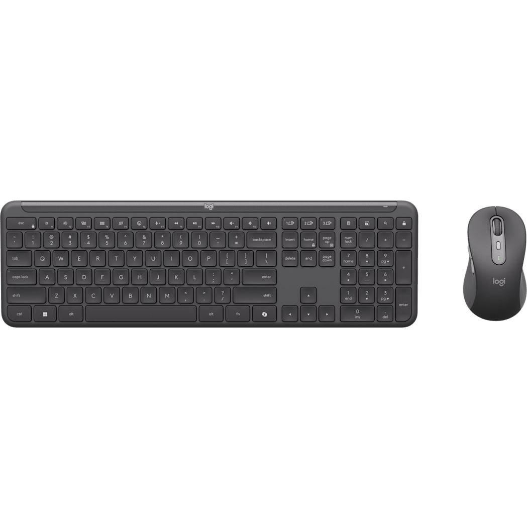 Logitech Signature Slim Combo MK955 for Business Copilot Edition Keyboard & Mouse 920-013271 - Graphite atomoffice