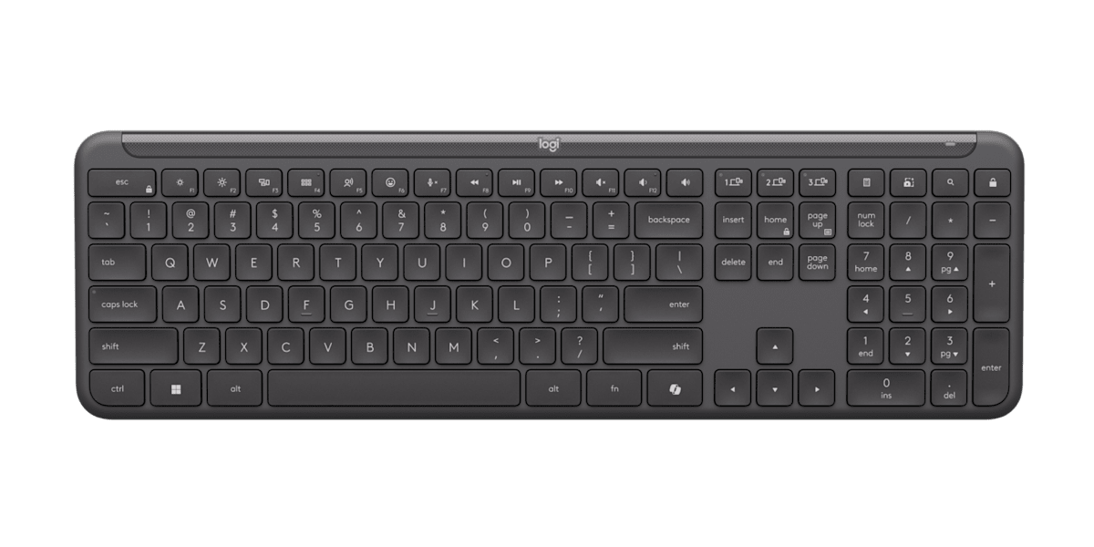 Logitech Signature Slim Combo MK955 for Business Copilot Edition Keyboard &amp; Mouse 920-013271 - Graphite atomoffice