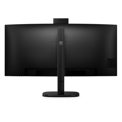 Philips 34" 34B2U3600CH Curved UltraWide WQHD Monitor VA Panel 120Hz - DP, HDMI, USB-C 90W, RJ45 with Windows Hello Pop-up Webcam and Speakers atomoffice