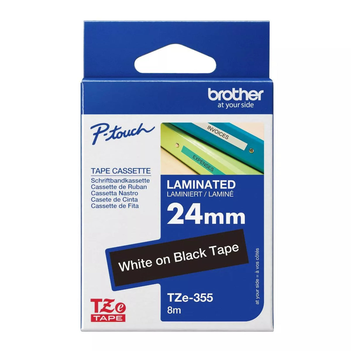Brother TZe Laminated Label Tape 24mm x 8m atomoffice