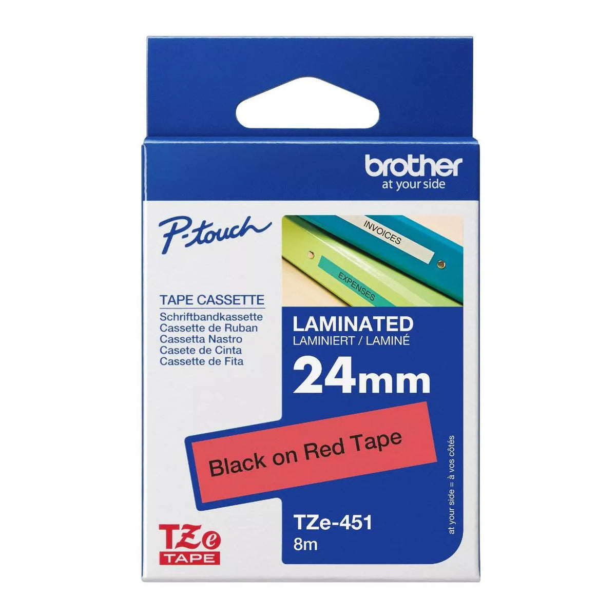 Brother TZe Laminated Label Tape 24mm x 8m atomoffice
