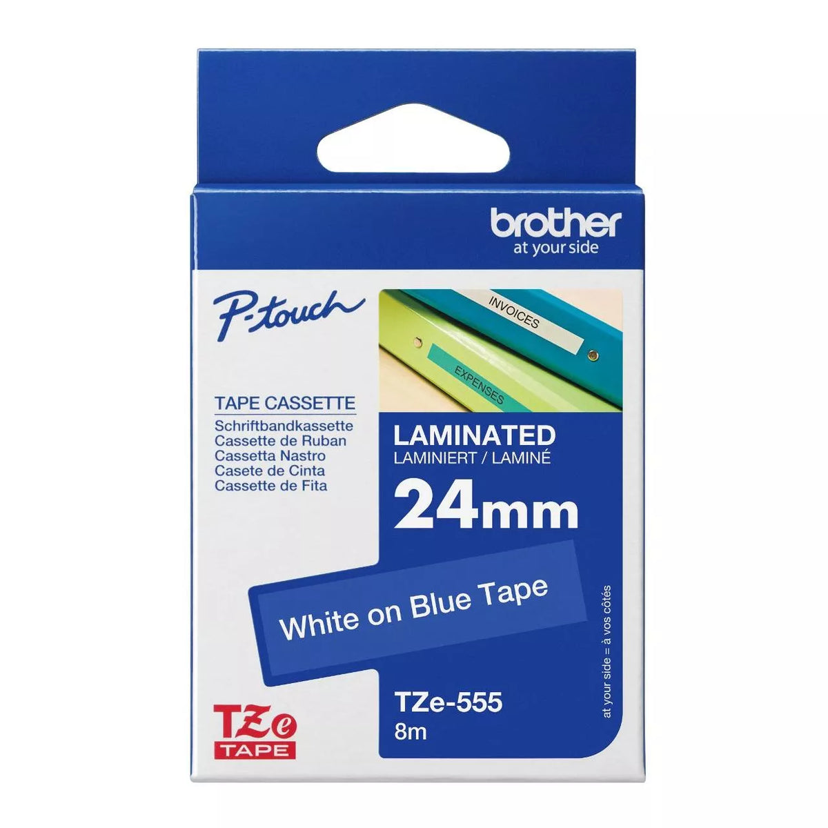 Brother TZe Laminated Label Tape 24mm x 8m atomoffice