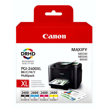 Canon 2400XL Original Ink Cartridge for Canon MAXIFY iB4040, MB5040, MB5340, iB4140, MB5140, MB5440 Printers atomoffice