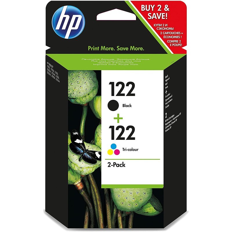 HP 122 2-pack Original Ink Cartridges atomoffice