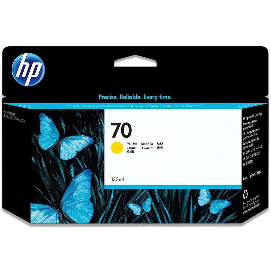 HP 70 Pigment Original Ink Cartridge 130ml