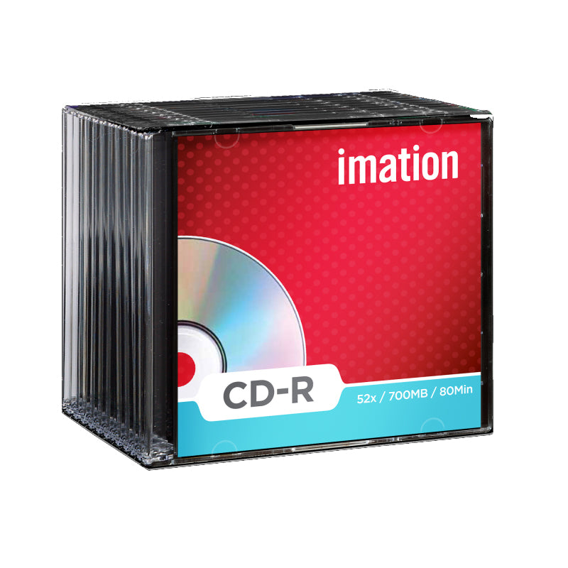 Imation CD-R 700MB 52X Jewel Case - 10pc Pack