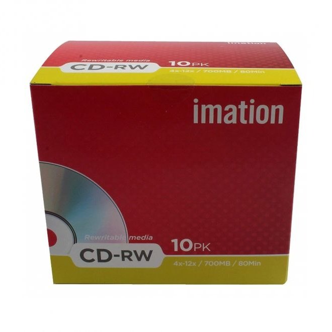 Imation CD-RW 700MB 52X Jewel Case Rewritable