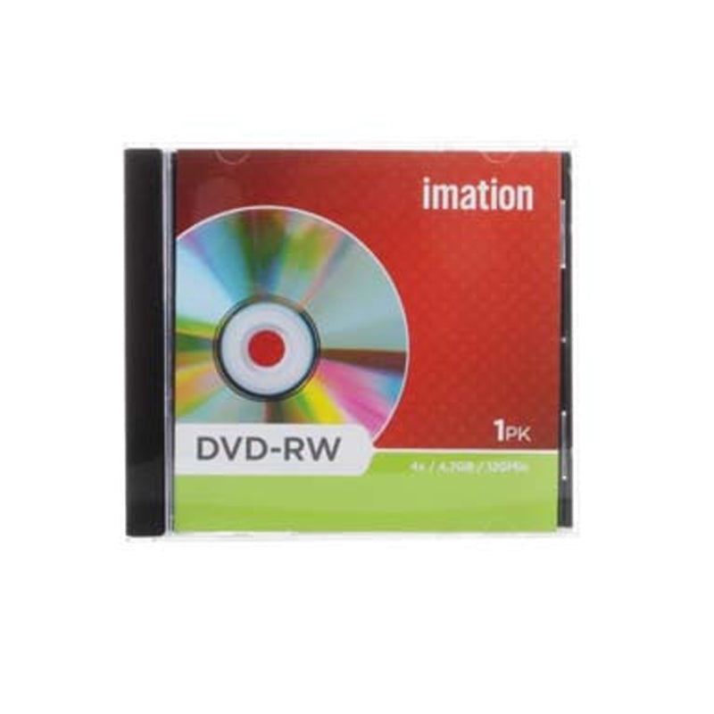 Imation DVD-RW 4.7GB 4X Jewel Case - 10pc Pack