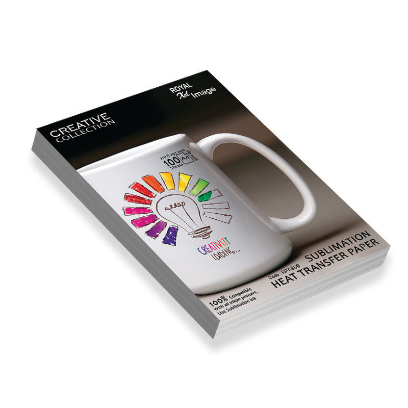 Royal Xd Image Creative Collection Sublimation Heat Transfer Paper A4 100 Sheets atomoffice