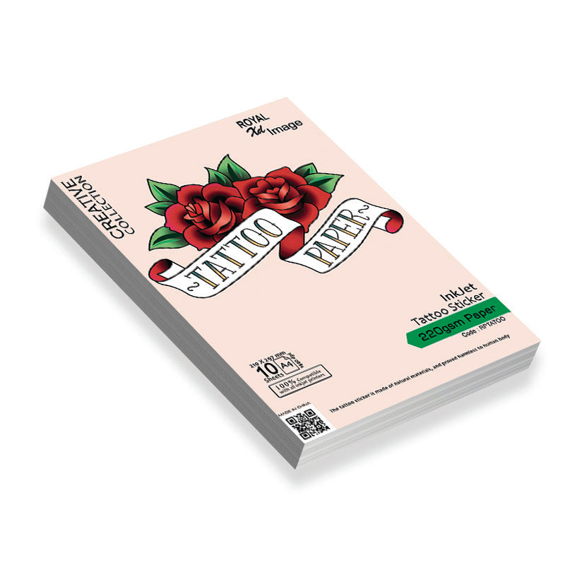 Royal Xd Image Creative Collection Tattoo Paper A4 20 Sheets atomoffice