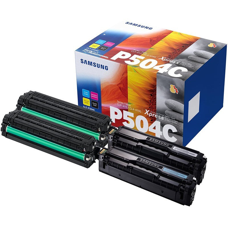 Samsung CLT-P504C 4-pack CMYK Toner Cartridge atomoffice
